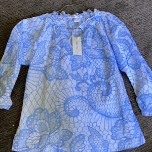 NWT -Stella Cove swimsuit with matching coverup (blue)